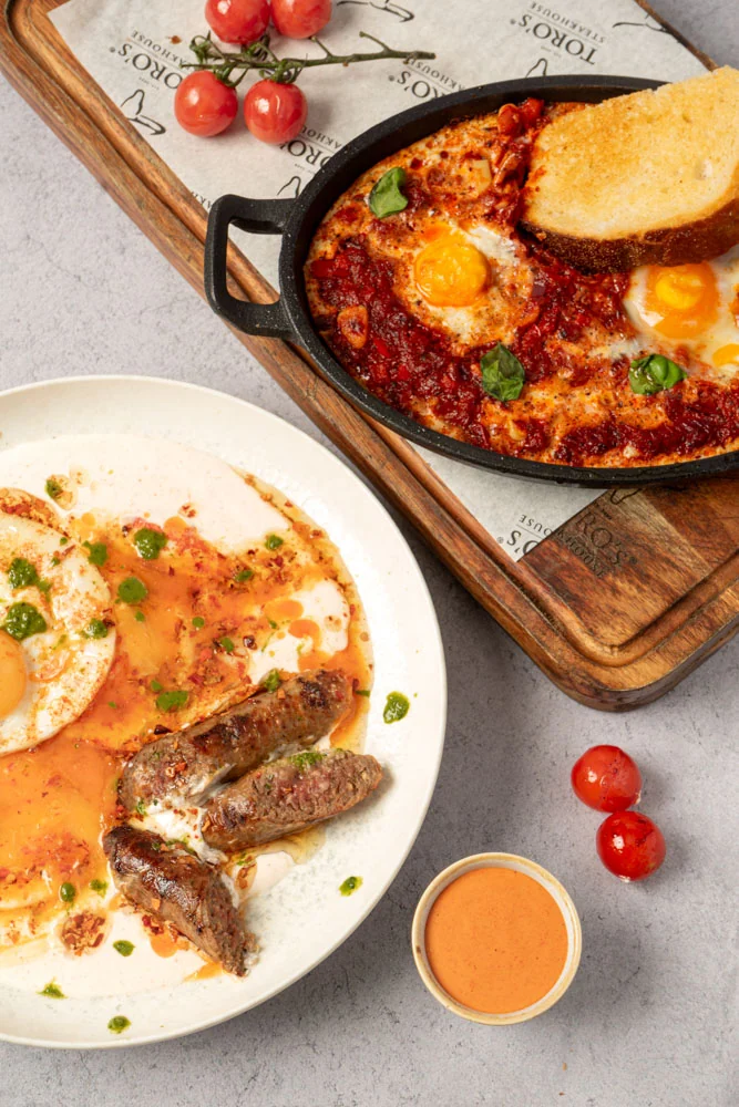 Turkish eggs (Cilbir)